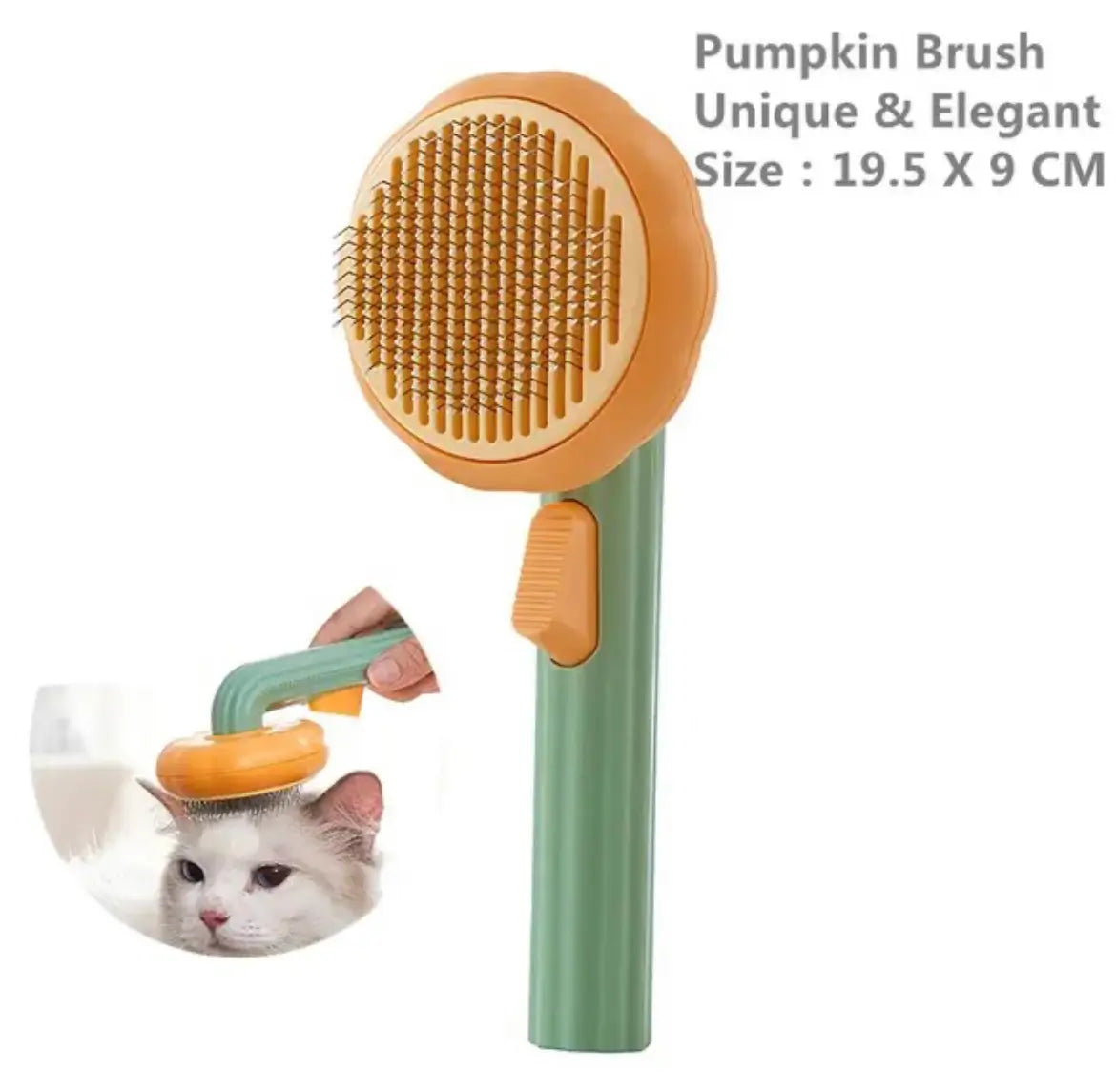 Cepillo Removedor de Pelo para Gato y Perro | Antinudos, Cerdas de Acero, Fácil Limpieza