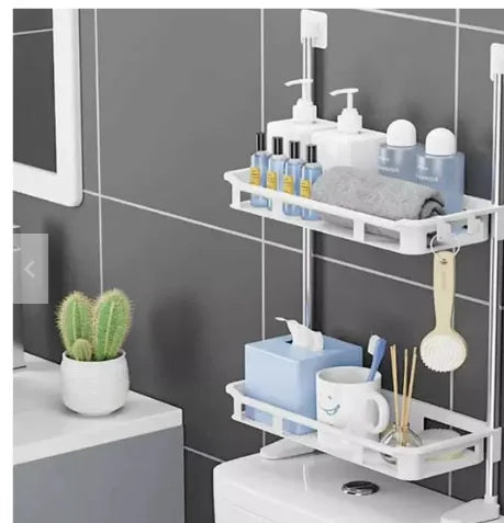 Organizador de Baño de 2 Niveles para Inodoro | Ahorra Espacio sin Taladros