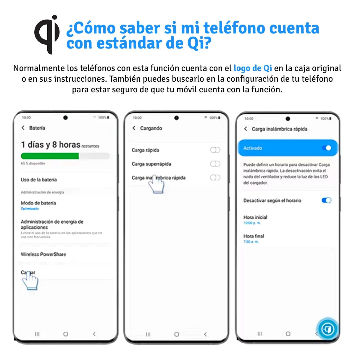Cargador Inalámbrico 3 En 1