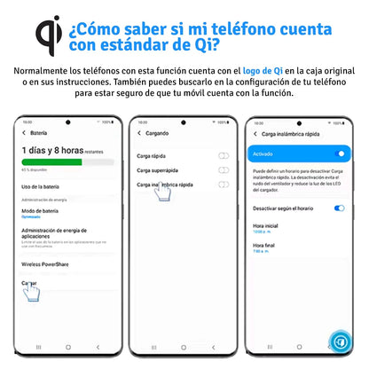 Cargador Inalámbrico 3 En 1