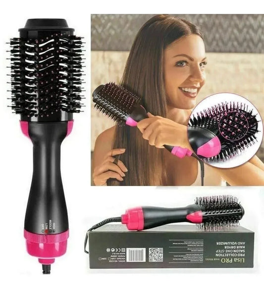 Cepillo Secador Voluminizador One Step 4 en 1 – Secado, Alisado y Rizado Profesional
