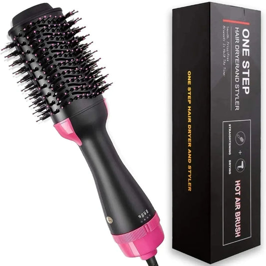Cepillo Secador Voluminizador One Step 4 en 1 – Secado, Alisado y Rizado Profesional
