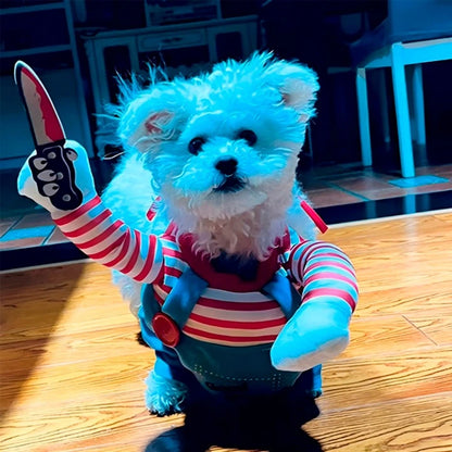 Disfraz Mascotas Chucky Pero y Gato Halloween