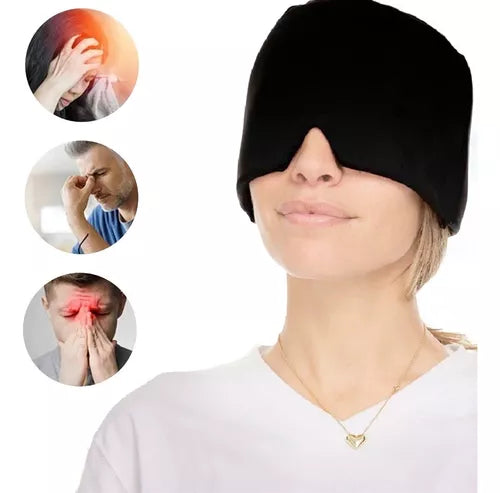 Gorro de Gel para Migraña y Dolor de Cabeza | Terapia Frío-Calor Reutilizable