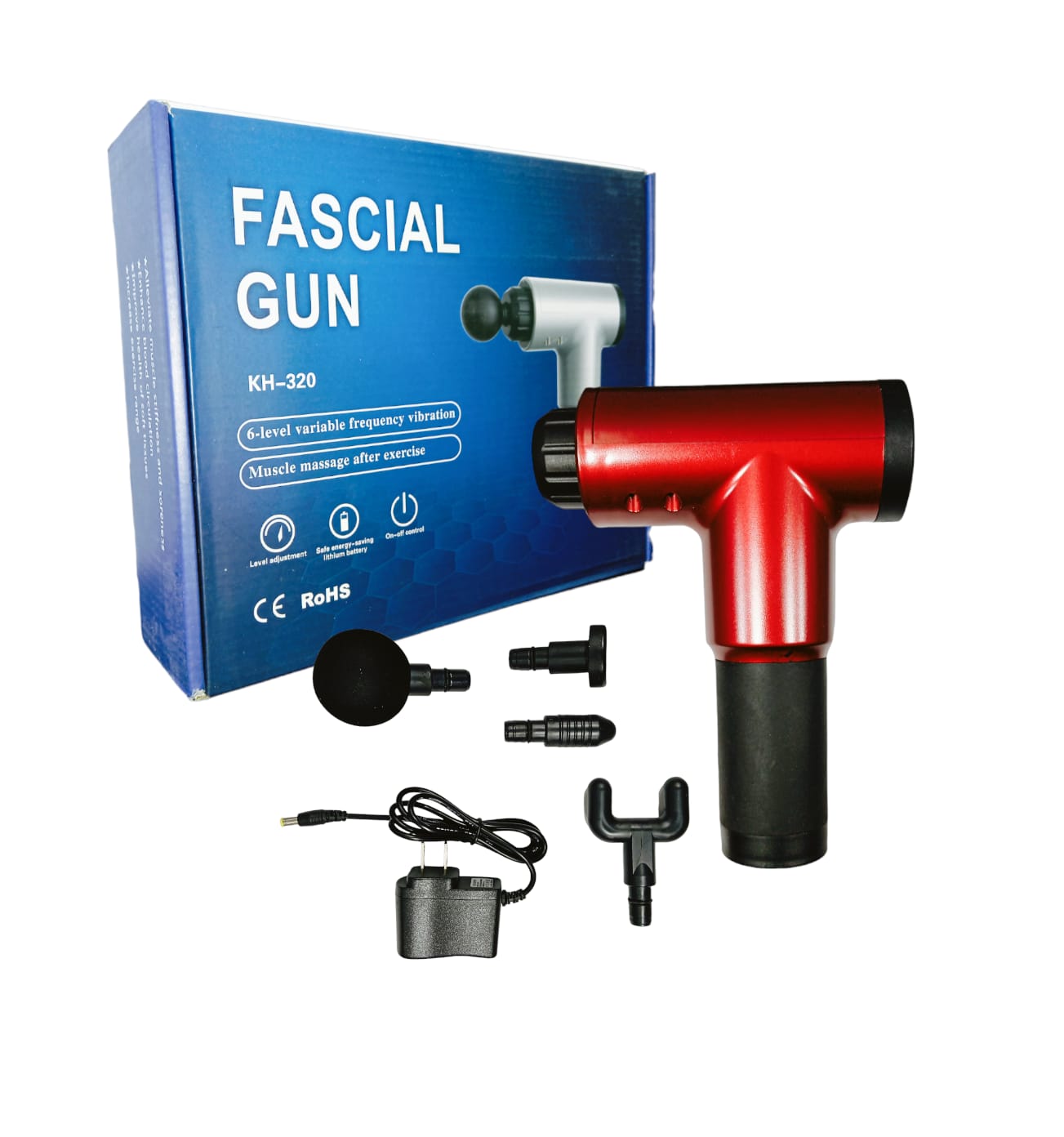 Masajeador Muscular Facial Gun 5 Velocidades | Alivio y Relajación Profunda