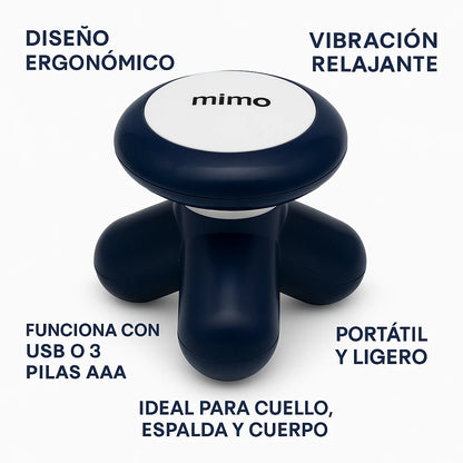 Masajeador Eléctrico Mimo Relajante USB para Cuello, Espalda y Cuerpo
