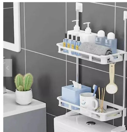 Organizador de Baño de 2 Niveles para Inodoro | Ahorra Espacio sin Taladros